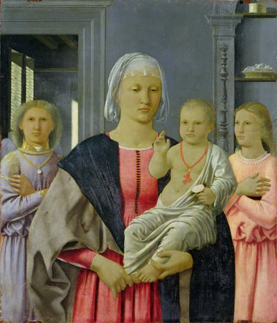 Madonna of Senigallia with Child and Two Angels, c.1470 by Piero della Francesca